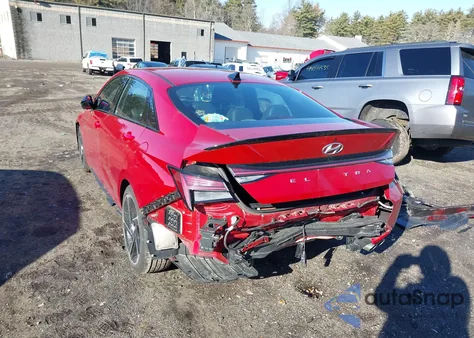 2022 Hyundai Elantra N Line z USA, uszkodzony, nr VIN KMHLR4AF8NU274880